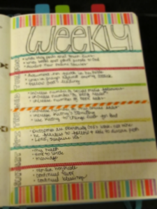 prayer journal week